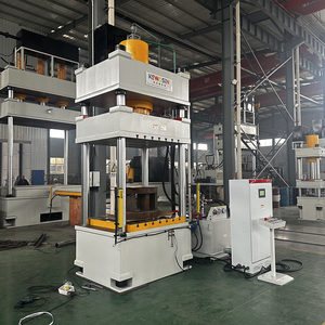 เครื่องอัดไฮดรอลิกแบบ 3 คาน 4 เสา ควบคุมด้วย PLC สำหรับอุปกรณ์ตกแต่งรถยนต์ ชิ้นส่วนรถจักรยานยนต์ และการแปรรูปชิ้นส่วนเครื่องจักรกล - Product Image 2