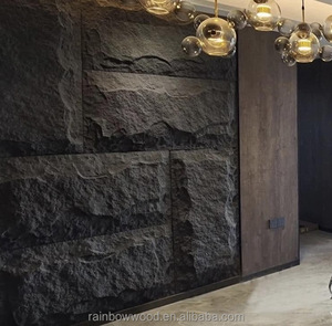 Panel de Pared de Piedra PU, Paneles Decorativos Modernos y Ecológicos para Exteriores, Ligeros, Resistentes al Fuego y al Agua, Granito Artificial - Product Image 2