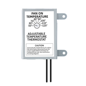 Controlador de Temperatura Mecánico Normalmente Abierto NOXT/Noscott ZRF011 con Carcasa de Chapa Metálica - Termostato de Control de Ventilación A134 - Product Image 1