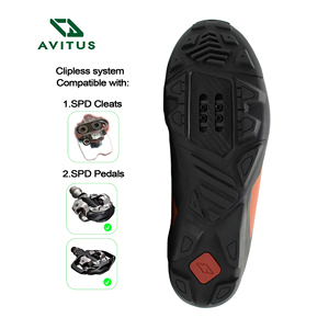 Avitus <span class=keywords><strong>Chaussures</strong></span> <span class=keywords><strong>VTT</strong></span> pour <span class=keywords><strong>Enduro</strong></span> et Cross Country Racing avec coupe large et confortable - Product Image 5