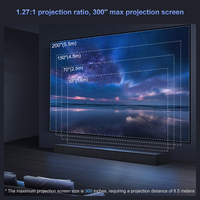 Projecteur Touyinger Q12W PRO, projecteur intelligent Android 2800 lumens, AirPlay/Miracast, portable, 1080P 4K, home cinéma