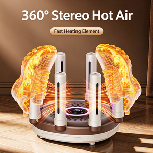 Séchoir à chaussures portable à air chaud stéréo 360 degrés avec minuterie pour baskets et chaussures décontractées - Product Image 1