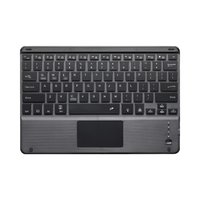 Clavier Bluetooth pour tablette, clavier magique sans fil rechargeable ultra-plat à mécanisme ciseaux pour tablette 13 pouces