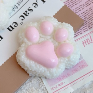 Jouets en TPR Kawaii Squishy en forme d'aliments, jouets souples à presser, jouets Squishy Taba pour enfants, Squishy Patte de Chat en Gelée - Product Image 4