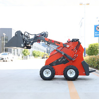 Loader Mini Skid Steer ASV Baru, Backhoe Loader, Bersertifikasi PLC CE EPA, Loader Track Kecil untuk Pekerjaan Pertanian, Kebun, Lansekap, dan Pabrik