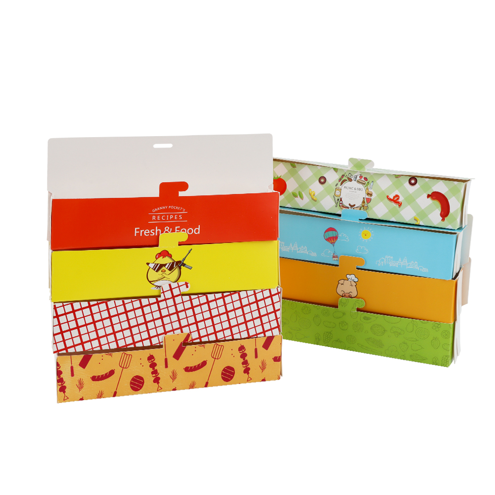 Food Grade Paper Korean Hot Dog Take Away French Fries Chicken Carton Burger Box For Fast Food Packaging