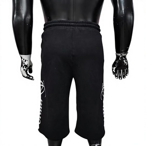 กางเกงคริสตัลพิมพ์ลายซิลค์สกรีน 400 แกรม แบบมีเชือกผูกเอว สำหรับผู้ชาย - Product Image 2