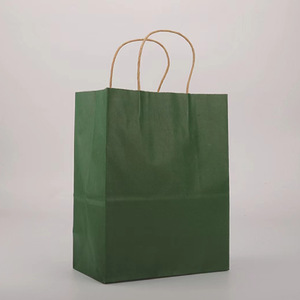 Wholesale Custom Luxury <b>Craft</b> Gift Brown White Packaging Bolsa De Papel Printed Shopping <b>Bag</b> Kraft Paper <b>Bags</b> with Your Own Log - Product Image 4