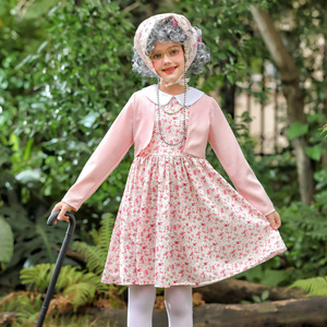 Disfraz de Anciana para el 100º Día de Halloween para Niños de 8 a 10 Años, Peluca de Abuela y Gafas de Abuela, Venta al por Mayor - Product Image 2