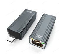 Adaptateur Ethernet Gigabit USB C vers RJ45 YUCHEN, convertisseur réseau filaire USB 3.0, alliage d'aluminium, 1000 Mbps pour ordinateur portable
