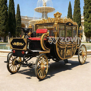 European Different Styles Royal Horse Carriage Wedding Carriage for Sale Wedding Horse Carriages for sale - Product Image 3