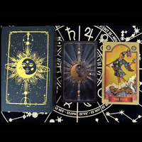 Vente Flash : 78 Jeux de Tarot en Gros – Cartes Oracle en Cristal Anglais, Jeu de Divination, Tarot Sorcière avec Guide
