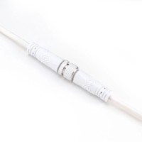 Conector M12 IP68 Impermeable 300V, Personalizado de Fábrica, Bloque de Terminales de Cable de Cobre Hembra/Macho, Adaptador PCB de 2-5 Pines, 6A, Aviación