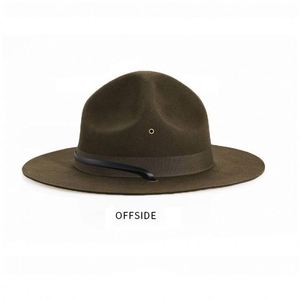 X1337B Sombreros de Color Verde para Adultos, Sombreros Fedora 100% Lana, Gorra de Instrucción del Cuerpo de Marines de los Estados Unidos, Boy Scouts - Product Image 6