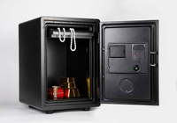 Coffre-fort ignifuge certifié ETL UL, résistant au feu pendant 60 minutes, coffres-forts biométriques résistants au feu