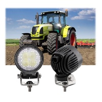 Lampe de travail à LED ronde de 3 pouces pour tracteur routier 40W Agriculture Lampe de travail à LED ECE EMC R10