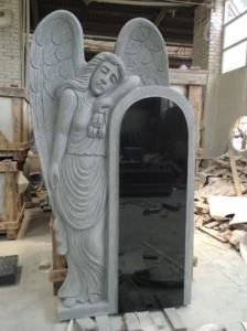 特注大天然石御影石大理石墓石天使記念記念柱柱屋外用 - Product Image 4