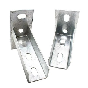 Hot-Dip Galvanized C-Shaped Steel Open Base <b>Connector</b> Stand Weld C-Type Steel Base <b>Connector</b> PV Support <b>Solar</b> Mounting System - Product Image 5