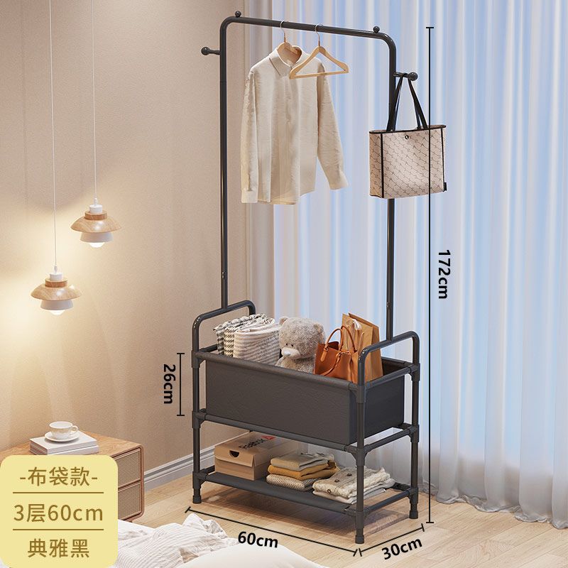 Main image style, upgraded 3-layer storage bag - black