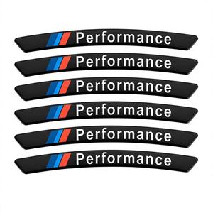 Autocollants de moyeu de roue ABS de luxe à usage unique pour personnalisation automobile, compatibles E46 E90 E60 F30 F10 E39 E36 F20 E87 E92 G30 X5 - Product Image 3