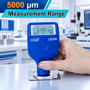 Jauge d'épaisseur de revêtement de haute précision Linshang LS220H avec plage de 0-5000μm pour les tests de surfaces métalliques - Product Image 4
