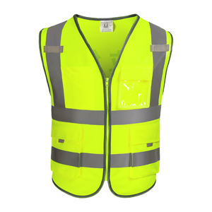 سترة عاكسة للسلامة عالية الجودة وضوح عالية سترة عاكسة صدرية برتقالية من الشركة الأصلية سترة عاكسة - Product Image 3