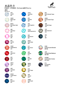 Yantuo Super Shining 2088 16 <span class=keywords><strong>Facet</strong></span> Geslepen Kristalheldere Niet-Hotfix Strass Steentjes voor Nagels - Product Image 6