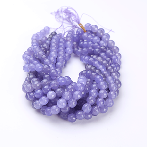 Natural <b>Blue</b> Agate and Carnelian Gemstones <b>Beads</b> for Jewelry Making Polished Brilliant Cut Item Heights 3mm and 8mm - Product Image 3