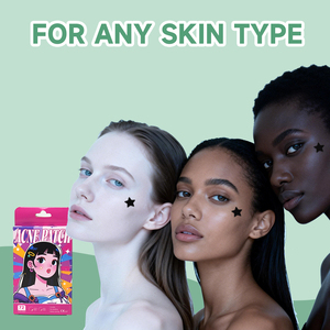Patchs Hydrocolloïdes Anti-Acné Étoiles Noires et Blanches Certifiés CE – <span class=keywords><strong>Traitement</strong></span> de l'Acné – OEM/Marque Privée Disponibles pour les Marques Mondiales - Product Image 6