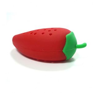 ที่กรองชาซิลิโคนรูปพริกพร้อมที่กรองและกรองน้ำ รุ่น 5465 - Product Image 5