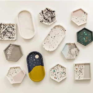 INTODIY Kit de terrazo muy popular Bandeja de jesmonita Herramientas creativas <span class=keywords><strong>Jesmonite</strong></span> AC100 Kit de inicio - Product Image 3