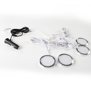 Tytxrv <span class=keywords><strong>RV</strong></span> <span class=keywords><strong>RV</strong></span> phụ kiện <span class=keywords><strong>12V</strong></span> dẫn ánh sáng với điều khiển từ xa Caravan nội thất Đèn trần 8 cái/hộp - Product Image 5