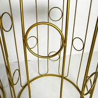 Ensemble de 2 tables d'appoint en métal doré, écologiques, style américain de luxe moderne, table basse, décoration intérieure, meubles de salon, vente en gros