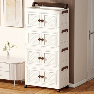 Nouvelle armoire <span class=keywords><strong>de</strong></span> <span class=keywords><strong>rangement</strong></span> pliable <span class=keywords><strong>de</strong></span> type chariot 2026 avec <span class=keywords><strong>roulettes</strong></span>, 1 à 5 niveaux, pour salon/chambre/<span class=keywords><strong>cuisine</strong></span>/bureau - Product Image 5