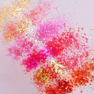 Polvo de Purpurina de Poliéster al por Mayor en Bolsas de 1 kg, Purpurina de Color Blanco Iridiscente para Pintura - Product Image 1