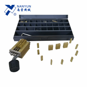 Repuestos para Máquinas de Codificación, Consumibles de Metal, Tipo Latón para Impresión de Letras y Números, Estampado en Caliente - Moldes de Latón Personalizados para Alfabeto - Product Image 5