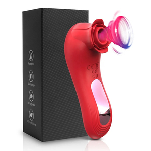 Vagina-Sauger Rosen-<span class=keywords><strong>Vibrator</strong></span> Nippel-Sauger Orale Klitoris-Vagina-Stimulation Leistungsstarker Weiblicher Masturbator Sexspielzeug Erotik-Artikel - Product Image 1