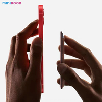 Étuis Portefeuilles Magnétiques pour Téléphone en Cuir PU, Support de Cartes Magnétique pour iPhone 14 13 Mini 13 Pro iPhone 12 Pro Max