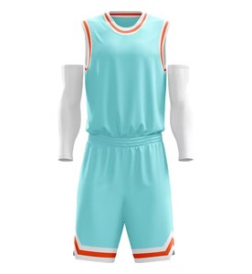 Conjunto de Uniforme de Baloncesto Azul, 100% Poliéster, Secado Rápido, Jersey sin Mangas, Kit Deportivo con Logotipo Personalizado para Adultos - Product Image 6