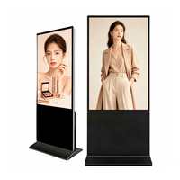 Kiosque interactif numérique Android 4K infrarouge sur pied de 55 pouces, écran tactile, certifié CE RoHS FCC, pour ascenseurs, directement de l'usine