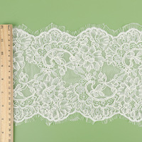 Dentelle à cordon motif floral pour bordure de cils, accessoires en dentelle française pour vêtements d'enfants Lolita, sacs et chaussures