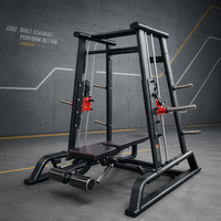HQ5041 Machine de musculation commerciale, Rack de squat Smith, Équipement de gym, Machine de presse pectorale