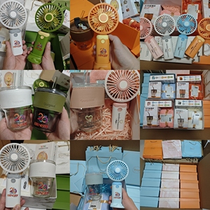 Set de Regalo de Verano al por Mayor: Mini Ventilador de Mano, Vaso de Cristal, Toalla, Set de Boda con Logotipo Personalizado, Precio de Fábrica, para Playa, Viajes y Uso Diario - Product Image 2