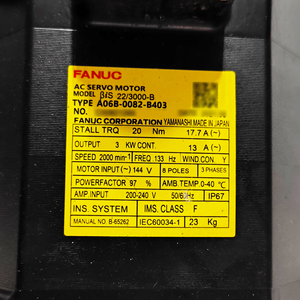 A06B-0082-B403 Motor Servo AC FANUC Original de Japón Plc - Product Image 2
