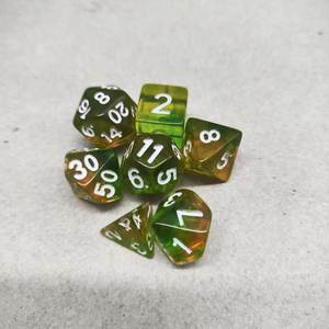 Dados Poliédricos Cuadrados Tallados a Mano de Acrílico de Alta Calidad para DND, Venta al por Mayor a Buen Precio - Product Image 6