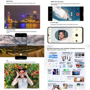 Original 6,6 pulgadas Blackview Oscal FLAT 2, 4GB + 128GB, Doke OS 4,0 Basado <span class=keywords><strong>en</strong></span> Android 14 Unisoc T606 Octa Core, Red: 4G - Product Image 5