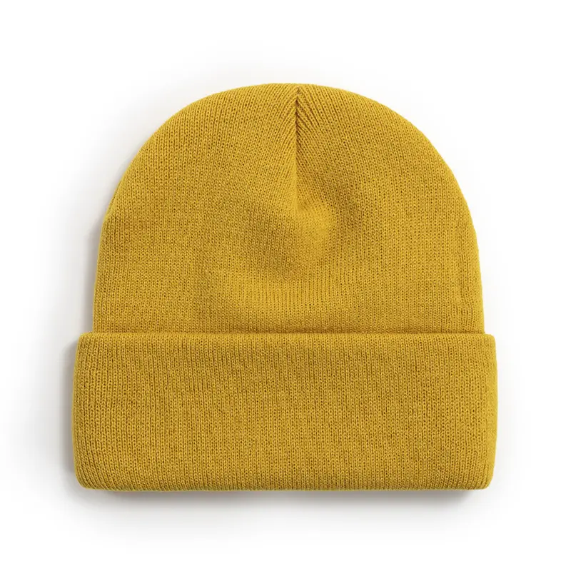 थोक उच्च गुणवत्ता कस्टम निजी लेबल oem बच्चे सर्दियों टोपी काले beanie बुना हुआ