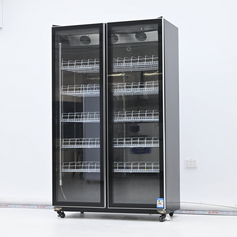Double Door Glass Door Air Cooled