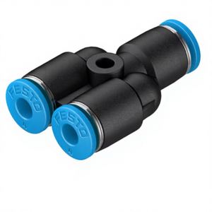 ข้อต่อสำหรับแอคชูเอเตอร์นิวเมติกแบบเส้นตรงสำหรับอุตสาหกรรม รุ่น QSY-4-100/QSY-4-75 130807/130808 ดีไซน์รูปตัว Y ได้มาตรฐาน RoHS - Product Image 1