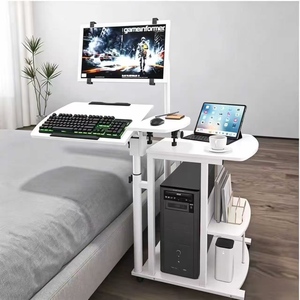 Bedside <b>Computer</b> <b>Desk</b> Rotatable Table Mobile <b>Computer</b> <b>Desk</b> Suspended Bedside <b>Computer</b> Stand - Product Image 1